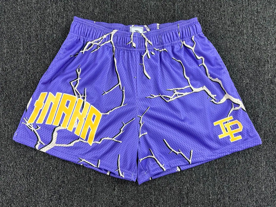 Inaka Double Mesh Shorts 2023 Men Women Classic GYM Workout Shorts Inaka Power