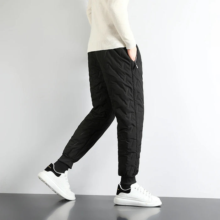 Winter Warm Lambswool Thicken Men Sweatpants Windproof Warm-Keeping Pants Homme Cheap Clothing Joggers Fleece-Lined Trousers