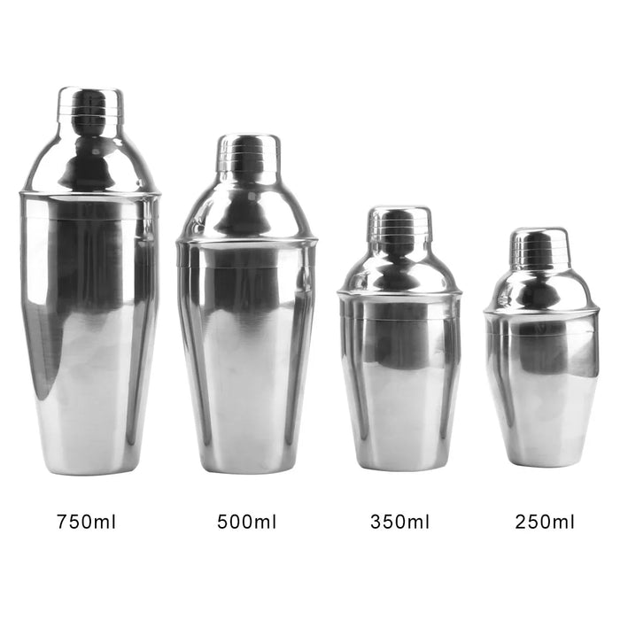 1PC 250/350/550/750ml Party Bar Tools Boston Martini Cocktail Wine Mixer Stainless Steel Cocktail Shaker Professional Barware