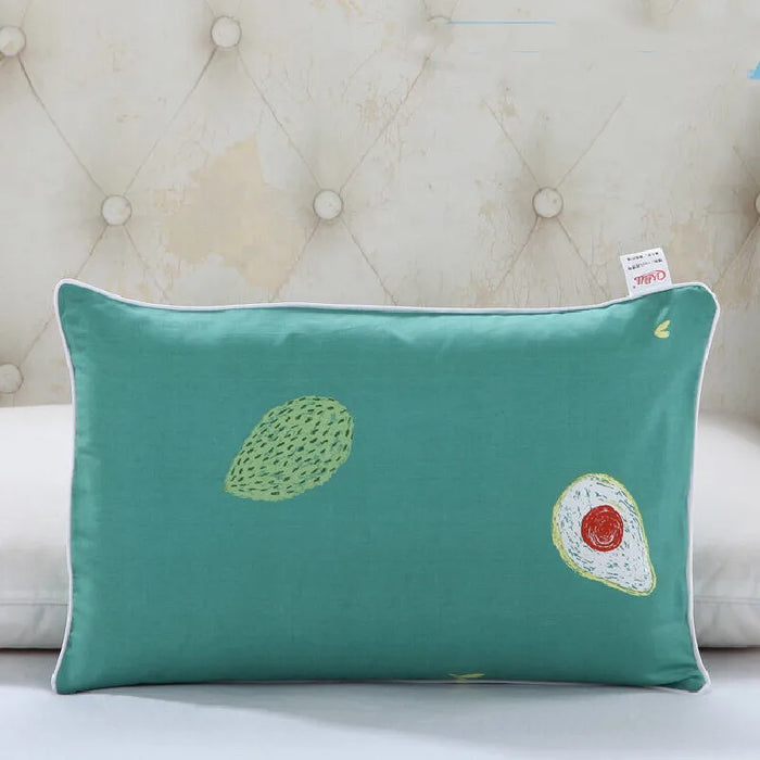 Fashion Hot 100% Cotton Baby Girl Boy Kindergarten Children Pillow Case Kid Cartoon Animal Pattern Pillow Cover 30x50cm
