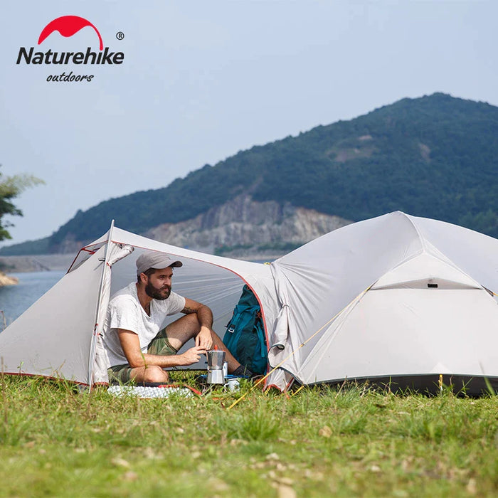 Naturehike Mongar Tent 2 Person Ultralight Travel Tent Double Layer Waterproof Tent Backpacking Tent Outdoor Hiking Camping Tent