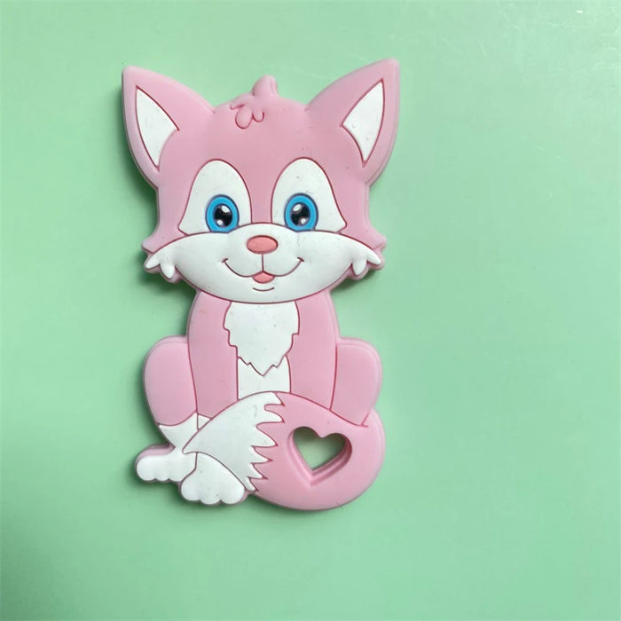 5/10pcs BPA Free Food Grade Silicone Teethers Cat mary Shape Pacifier Clips DIY Accessories Baby Teething Tiny Rod