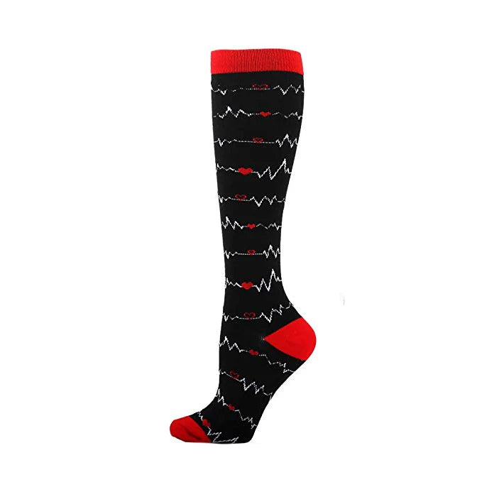 50 Styles Compression Socks Sports Happy Compression Socks Best for Anti Fatigue Pain Relief Knee High Men Women Socks
