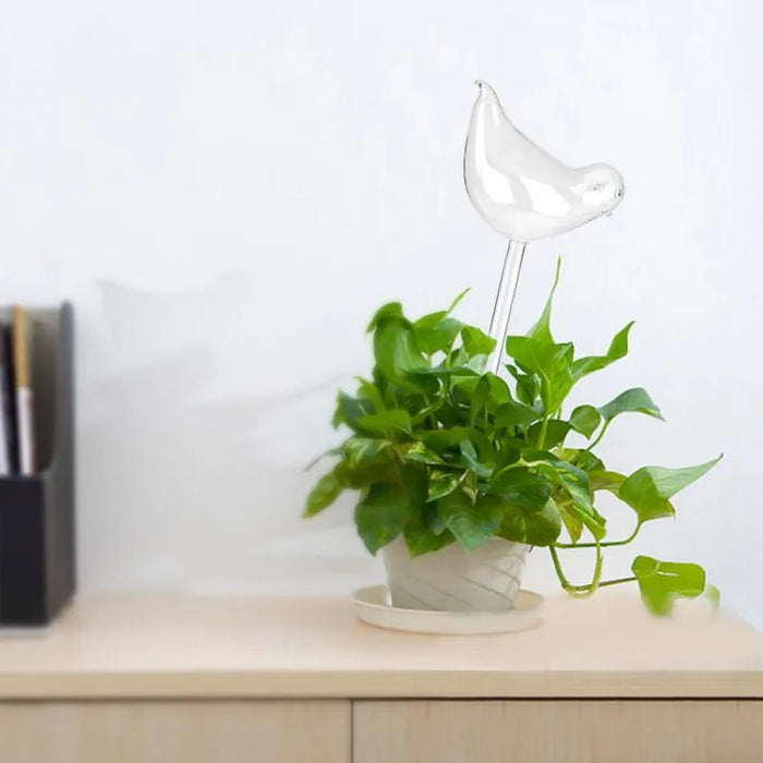Glass Plant Flowers Water Feeder Automatic Self Watering Devices Cartoon Indoor Lawn Sprinkler Home Garden Pot Watering Tools
