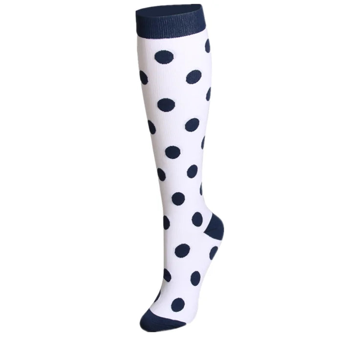50 Styles Compression Socks Sports Happy Compression Socks Best for Anti Fatigue Pain Relief Knee High Men Women Socks