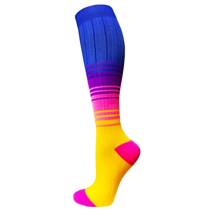 50 Styles Compression Socks Sports Happy Compression Socks Best for Anti Fatigue Pain Relief Knee High Men Women Socks