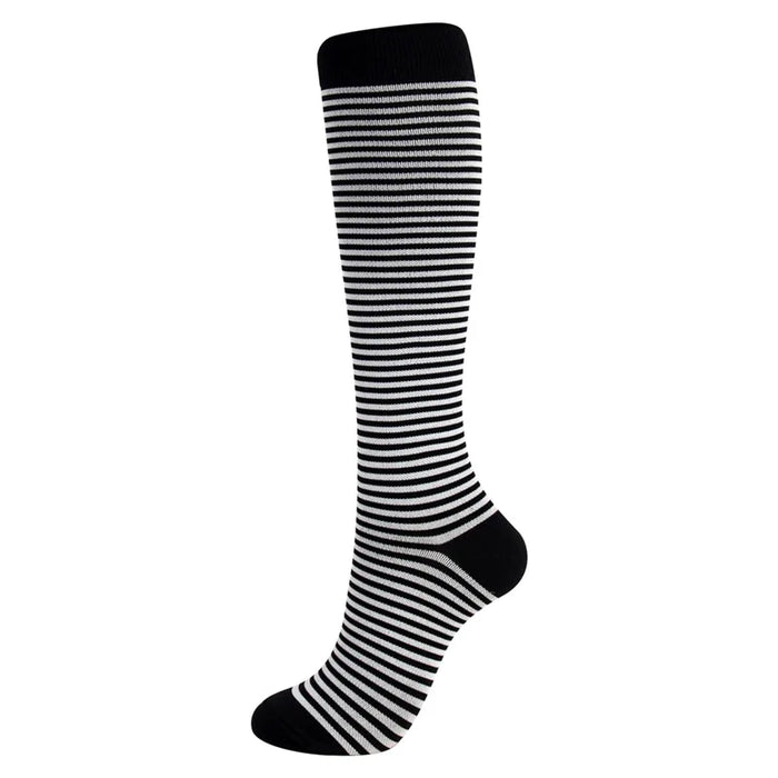50 Styles Compression Socks Sports Happy Compression Socks Best for Anti Fatigue Pain Relief Knee High Men Women Socks