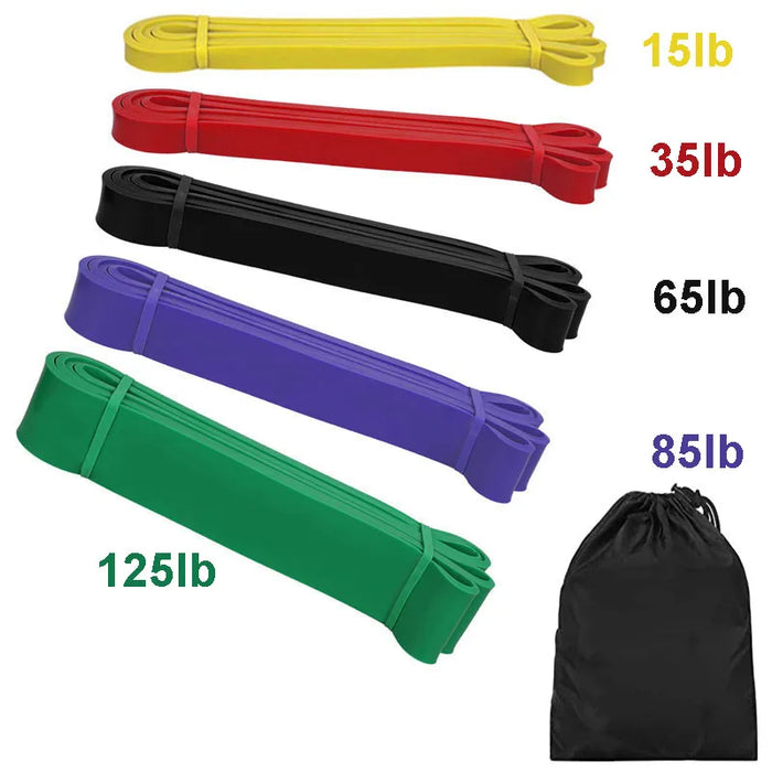 Fitness Band Pull Up Elastic Bands Rubber Resistance Loop Power Band Set Home Gym Workout Expander Strengthen Trainning
