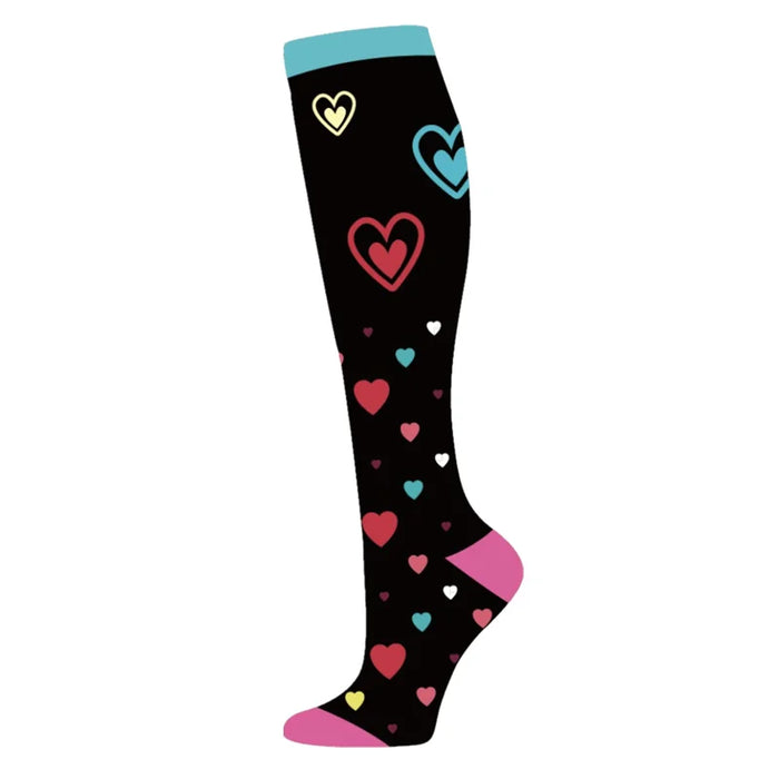 50 Styles Compression Socks Sports Happy Compression Socks Best for Anti Fatigue Pain Relief Knee High Men Women Socks