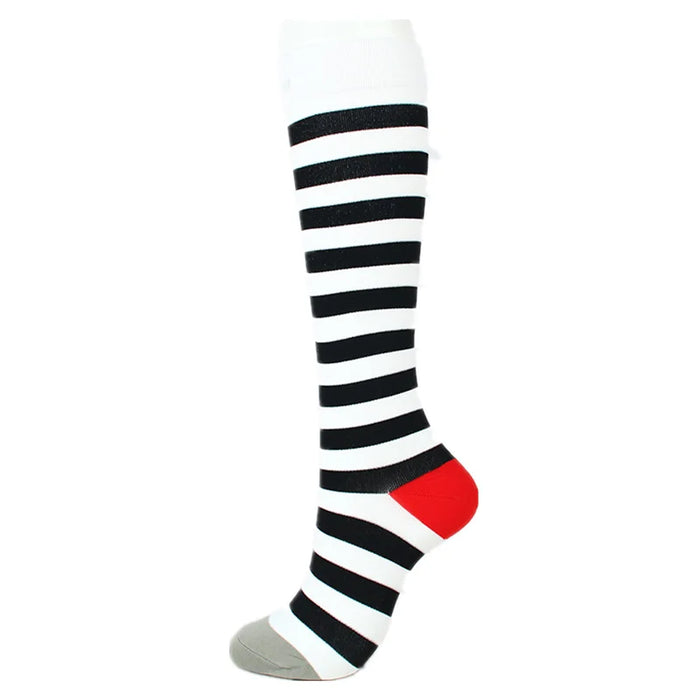 50 Styles Compression Socks Sports Happy Compression Socks Best for Anti Fatigue Pain Relief Knee High Men Women Socks