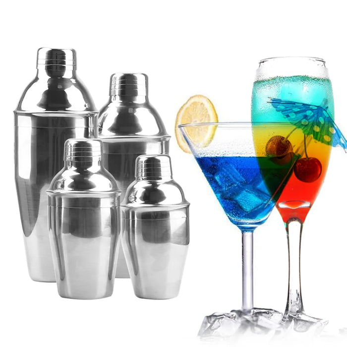 1PC 250/350/550/750ml Party Bar Tools Boston Martini Cocktail Wine Mixer Stainless Steel Cocktail Shaker Professional Barware