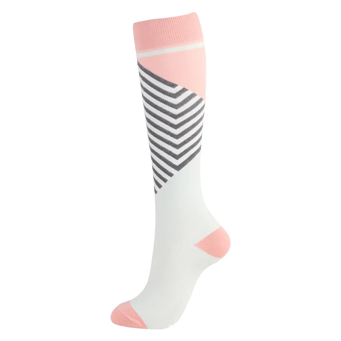 Fashion Men Compression Socks Fit Varicose Veins Socks Men Women Outdoor Knee High Nurse Unisex Sport Player Socks