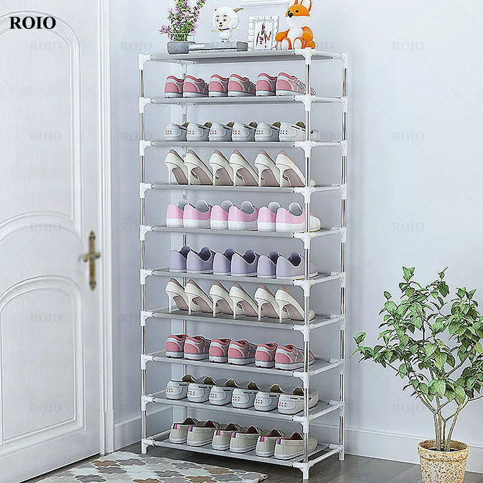 Simple Shoe Rack Metal Shoe Shelf Footwear Amazing Shoerack Living Room Furniture Space Saving Shoes Organizer Stand Holder
