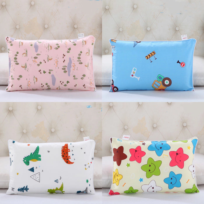 Fashion Hot 100% Cotton Baby Girl Boy Kindergarten Children Pillow Case Kid Cartoon Animal Pattern Pillow Cover 30x50cm