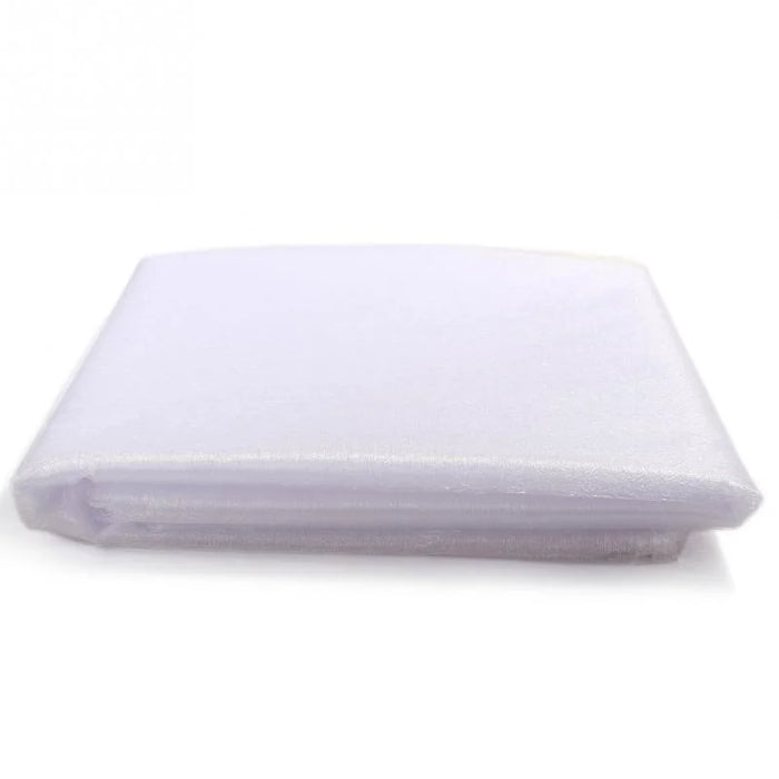 5meter/lot sheer crystal organza tulle roll fabric for wedding party decoration organza chair sashes width 45cm