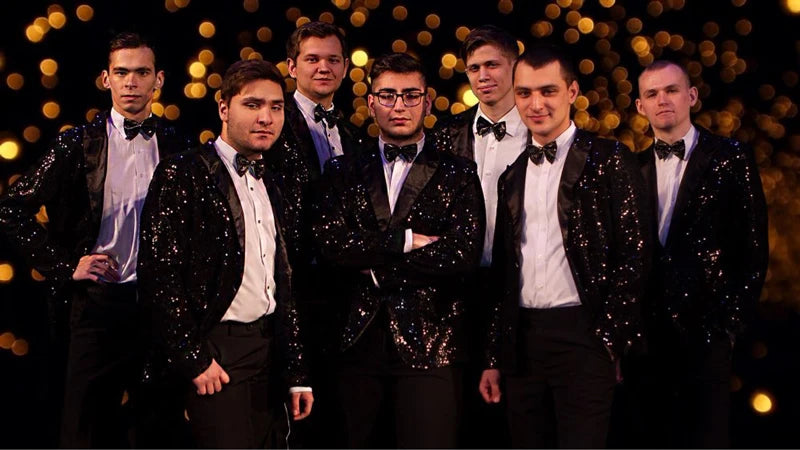 Shiny Gold Sequin Glitter Embellished Blazer Jacket Men Nightclub Prom Suit Blazer Men Costume Homme Stage Clothes For singers