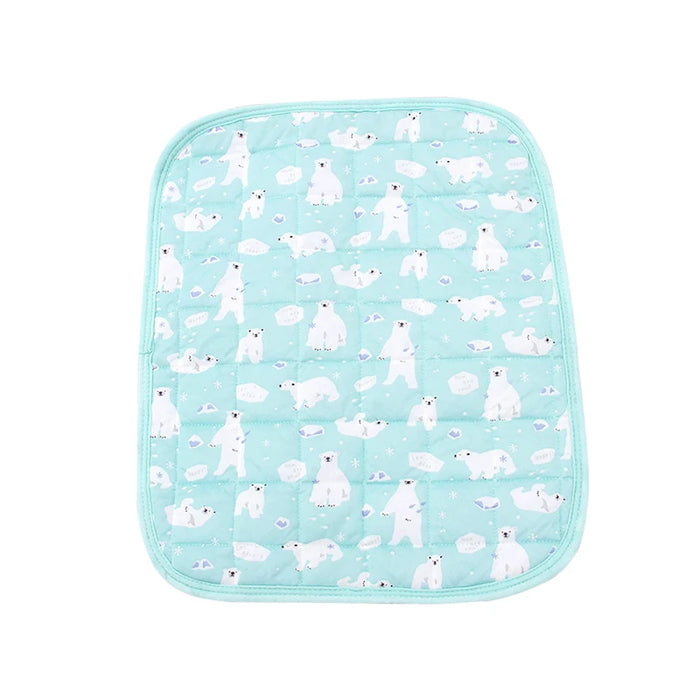 100x70cm Baby Summer Ice Soft Breathable Mattress Double Sided Cotton Mesh Baby Bedding Set Machine Washable Bed Ice Mattresses