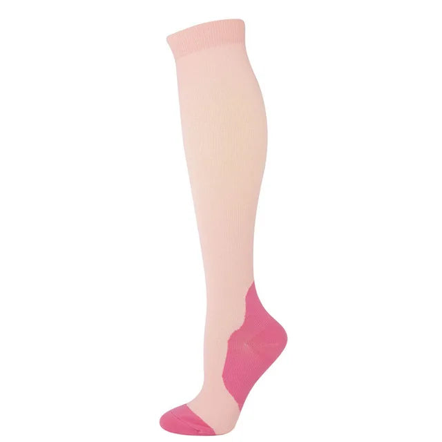 50 Styles Compression Socks Sports Happy Compression Socks Best for Anti Fatigue Pain Relief Knee High Men Women Socks