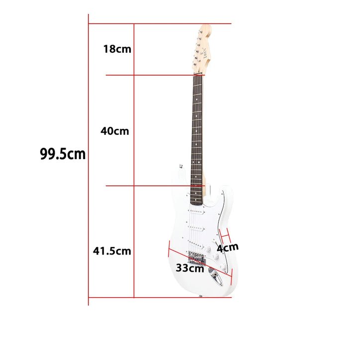 ST Electric Guitar 39 Inch 6 String 21 Frets Basswood Body Electric Guitar Guitarra With Speaker Guitar Parts & Accessories