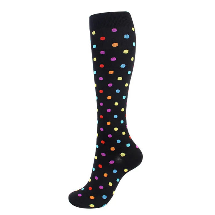 50 Styles Compression Socks Sports Happy Compression Socks Best for Anti Fatigue Pain Relief Knee High Men Women Socks