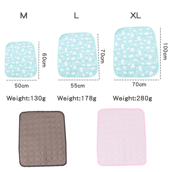 100x70cm Baby Summer Ice Soft Breathable Mattress Double Sided Cotton Mesh Baby Bedding Set Machine Washable Bed Ice Mattresses