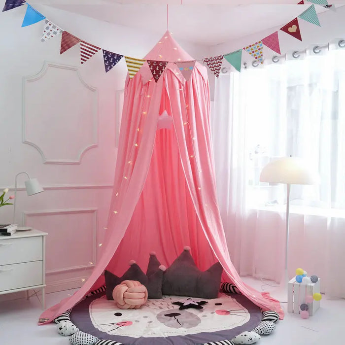 Hung Dome Mosquito Net for Baby Children Crib Bed Tent Girls Kids Bedding Living Room Decor Corner Canopy Tent Mosquito Net Bebe