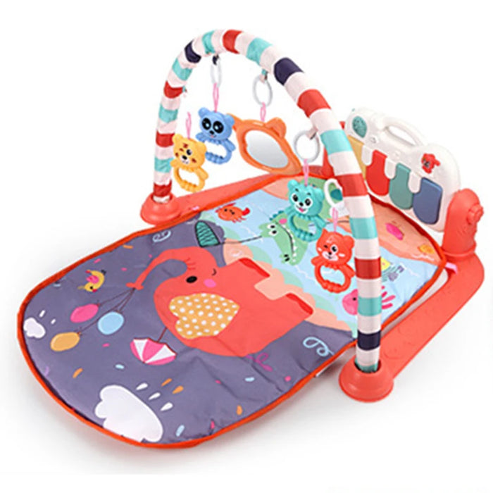 Baby Gyms Play Mats Musical Activity Center Kick Piano Tummy Time Padded Early Education Toys for Newborn Toddler Infants Gifts