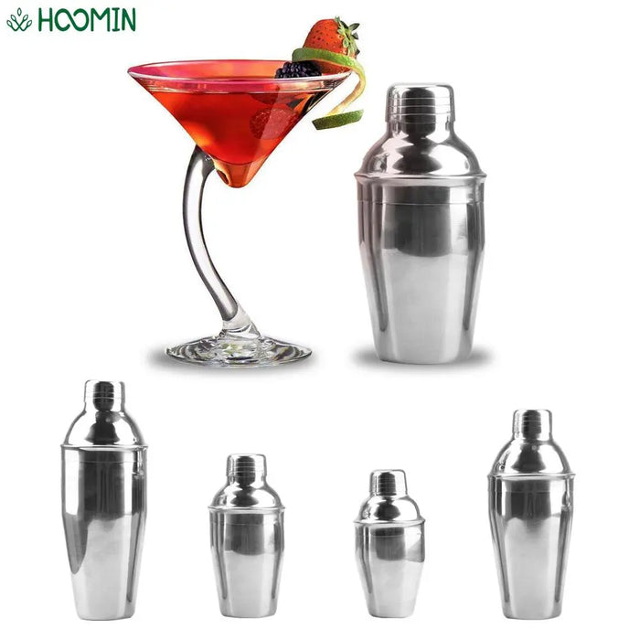 1PC 250/350/550/750ml Party Bar Tools Boston Martini Cocktail Wine Mixer Stainless Steel Cocktail Shaker Professional Barware