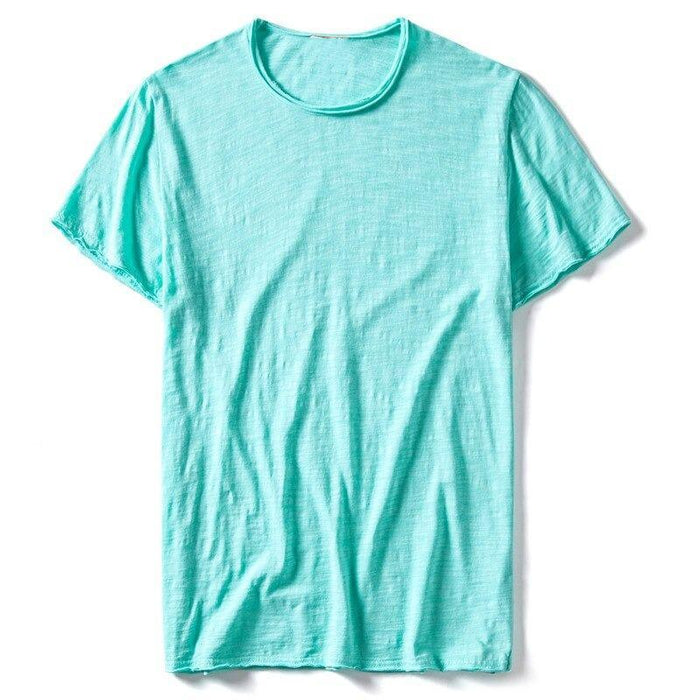 Light Blue Canvas Men's Tee