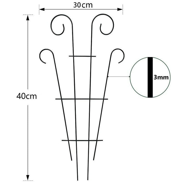 Plant Support Plant Climbing Frame Garden Rattan Flower Stand Flower Plant Stand Vine Climb Rack For DIY Potted Ornamental
