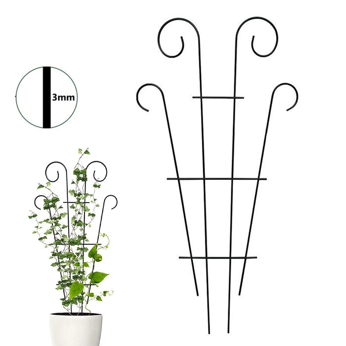 Plant Support Plant Climbing Frame Garden Rattan Flower Stand Flower Plant Stand Vine Climb Rack For DIY Potted Ornamental