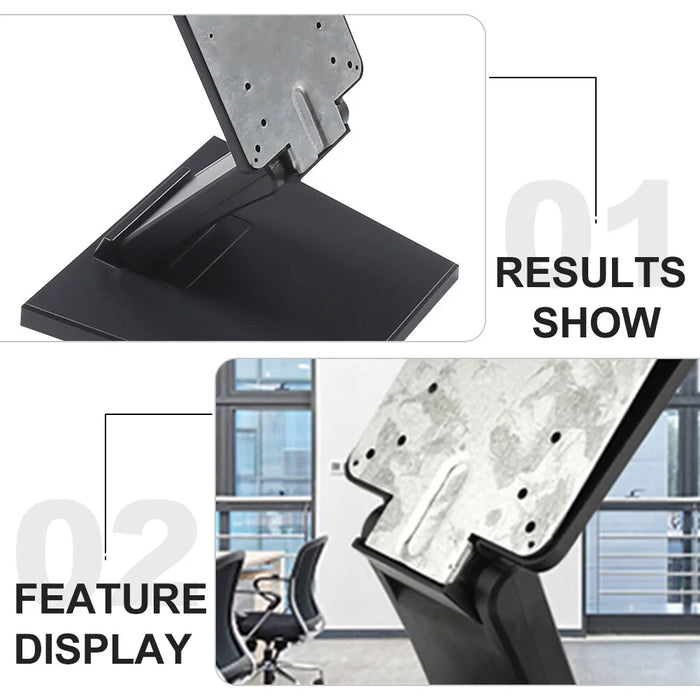 Monitor Base Stand Folding LCD Computer Tabletop Adjustable Heavy Duty Brackets