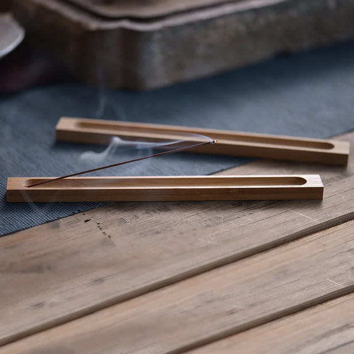 Wood Incense Stick Holder 23cm Line Incense Burner Wooden Crafts Sandalwood Coil Base Home Decoration
