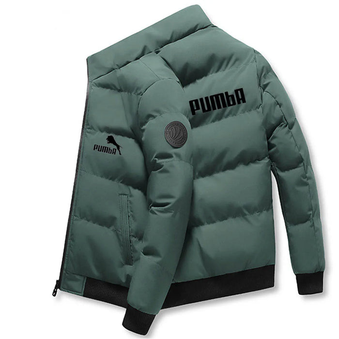 Cotton-padded Coat Autumn and Winter Korean Thickened Down Cotton-padded Coat Short Style Cotton-padded Jacket Men's Collarless