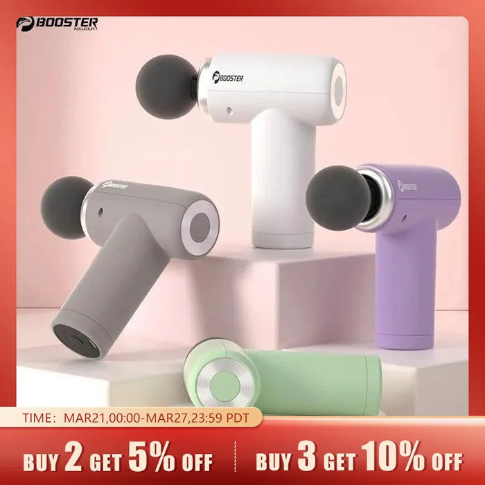 Booster X6 Mini Massage Gun Home Multifunctional Ftness Women's Muscle Relaxation Electric Pounding Sports Massager