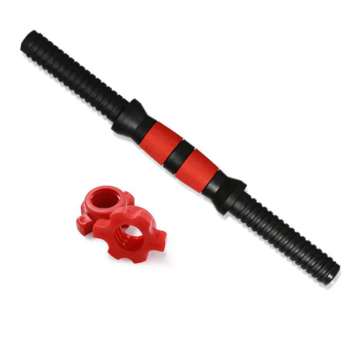Dumbbell Bar with Barbell Buckle Barbell Bar Threaded Dumbbell Handles Powerlifting Fitness Equipment for Home Gym Accessories