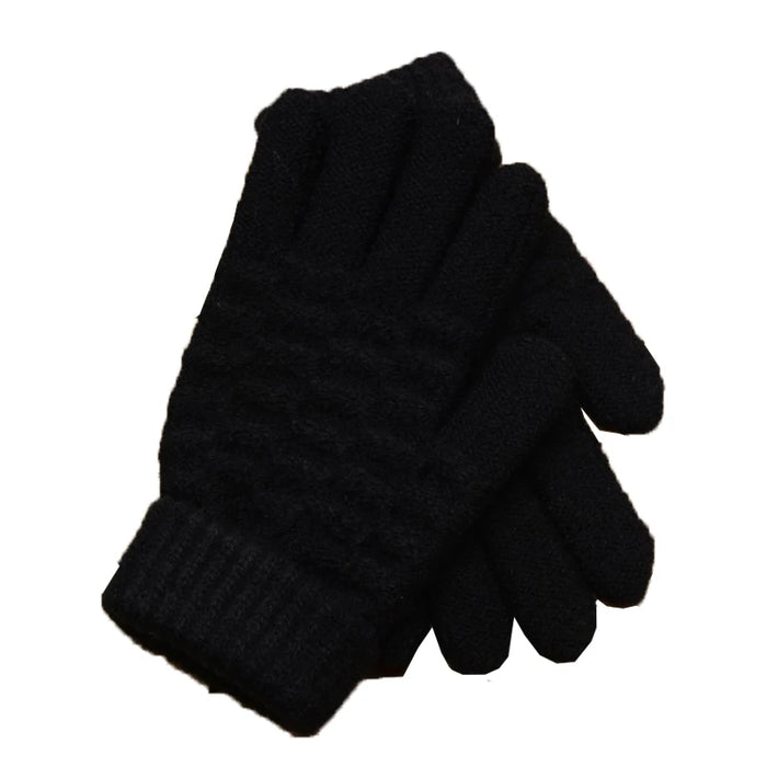 Autumn Winter Warm Baby Gloves  Warm Winter Gloves Children Stretch Mittens Boy Girl Infant Solid Children's Gloves 8-15 Years