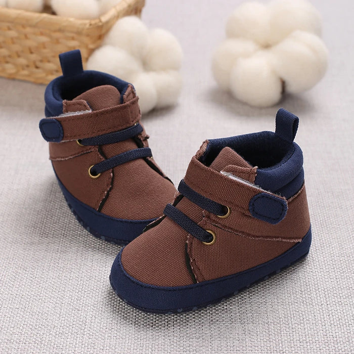Baby Shoes Boy Newborn Infant Toddler Casual Comfor Cotton Sole Anti-slip PU First Walkers Crawl Crib Shoes