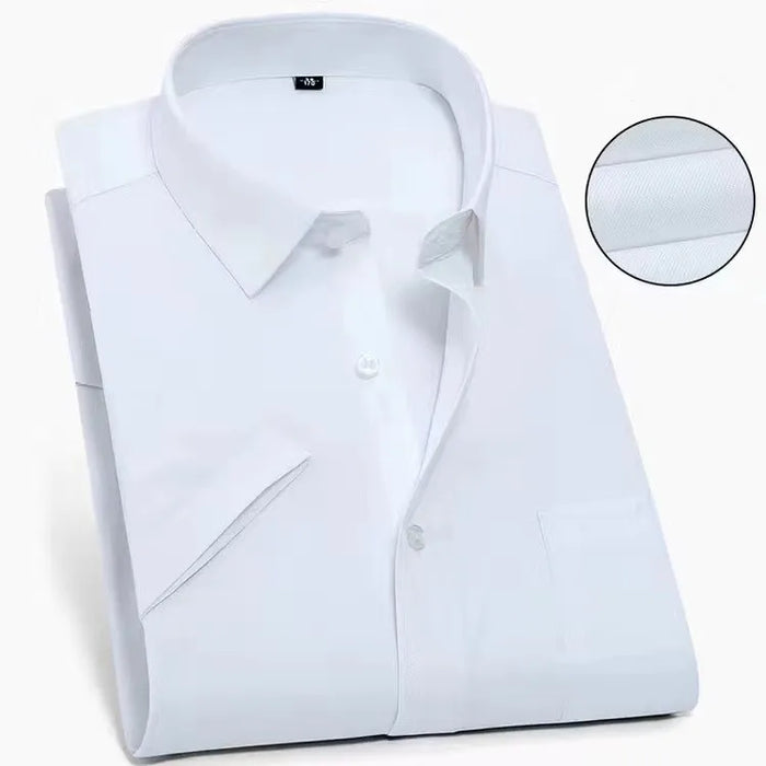 Autumn Men Office Shirt Long Sleeve Loose Plus Size 10XL 11XL 9XL Formal Dress Shirts Business Blue Black Solid Patchwork 160KG