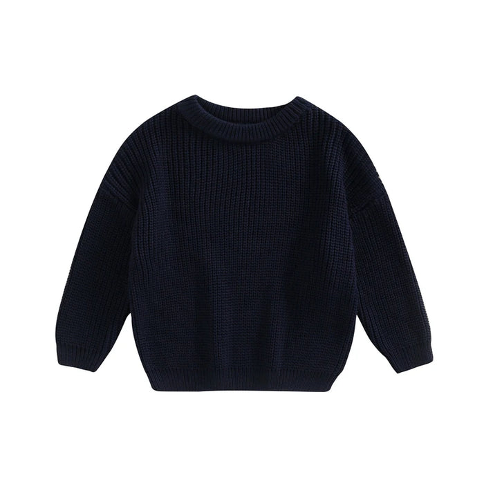 0-9M Autumn New Baby Boys Girls Clothes Baby Sweater Toddler Knit Sweater Newborn Knitwear Long Sleeve Cotton Baby Pullover Tops