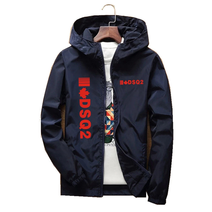 2023 New Selling Summer DSQ2 Brand Casual Rainproof Slim Jacket Men Women Waterproof Sunscreen Anti-UV Windbreaker With Pockets
