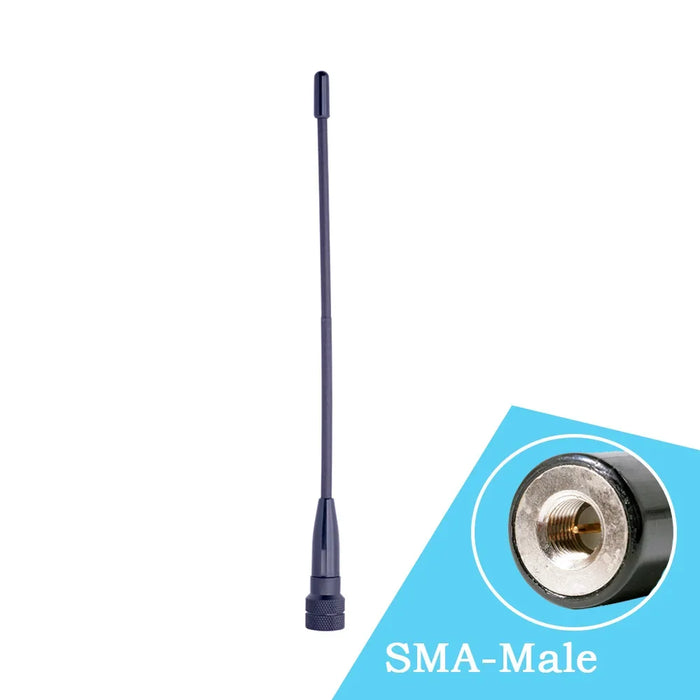 REVEX RA-669 Two Way Radio Antenna SMA-Female SMA-Male VHF/UHF Dual Band Portable For Walkie Talkie BAOFENG UV-5R UV-5RE