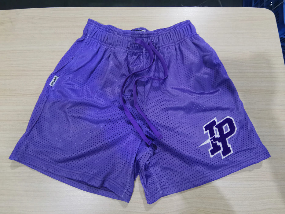 Inaka Power Shorts 2023 GYM Workout Mesh Double Layer Embroidery Logo GYM Shorts