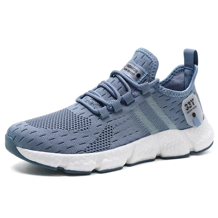 High Quality Men Shoes Popcorn Sole Fly Weave Sneakers Breathable Running Tennis Shoes Comfortable Casual Walking ShoeS Women