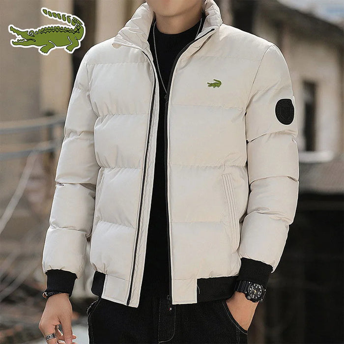 CARTELO Embroidered Men Autumn/Winter Cotton Thermal Jacket Sports Outdoor Windbreaker Winter jackets for men Breathable Clothes
