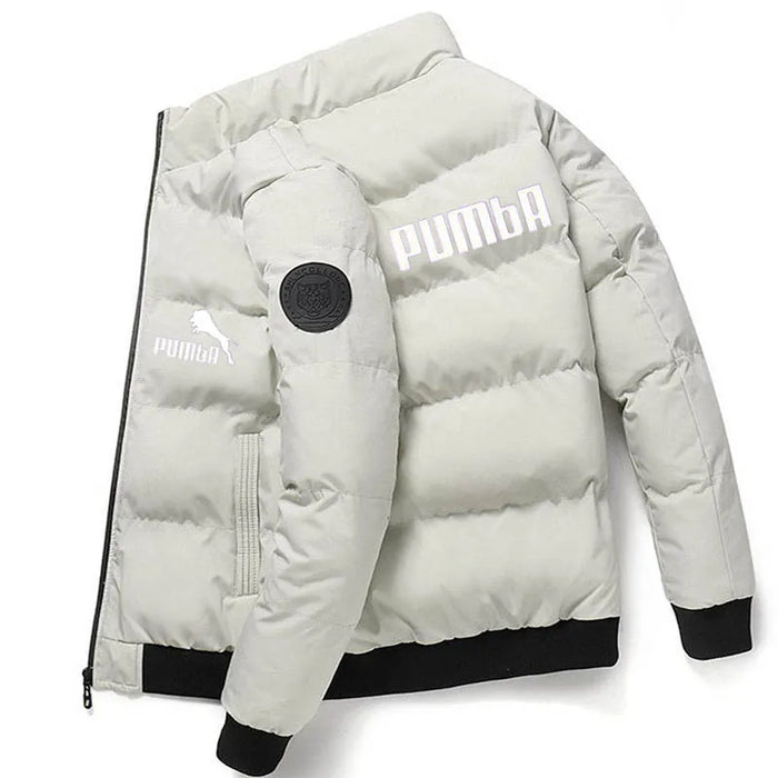 Cotton-padded Coat Autumn and Winter Korean Thickened Down Cotton-padded Coat Short Style Cotton-padded Jacket Men's Collarless