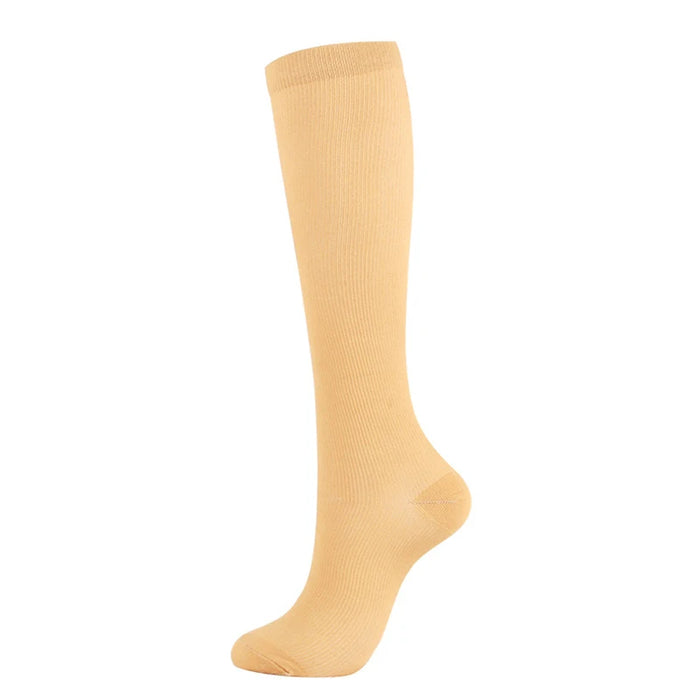 Compression Socks Men's Varicose Veins Diabetes Women's Long Tube Sports Socks Running Riding Medical Nurse Blood Circulation