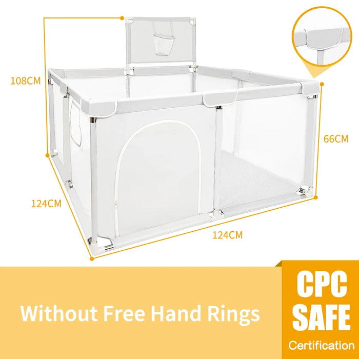 PANGDUBE Baby Playpen Kids Playground for Babies Fence for Children Ball Pit Pool Baby Playground Baby Safety Fence
