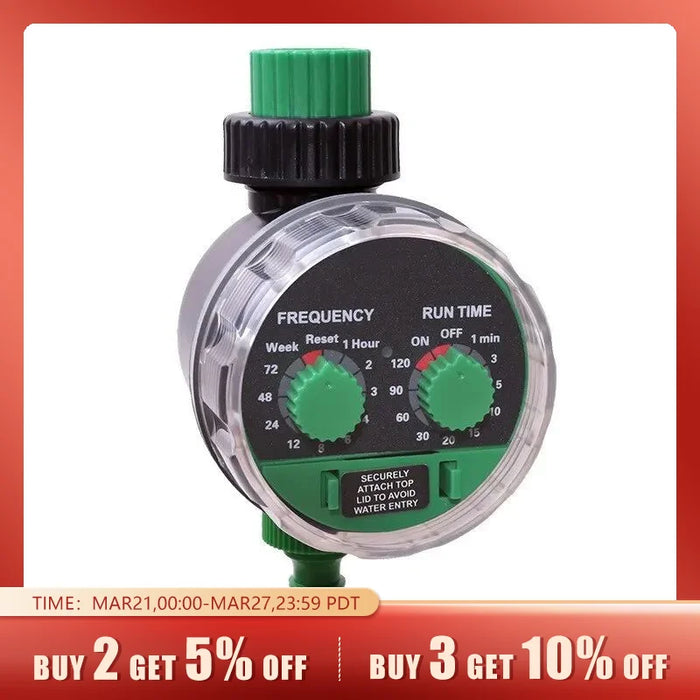 Garden Ball Valve Automatic Electronic Watering Timer Home Garden Irrigation Timer 0 Water Pressure Working Controller System