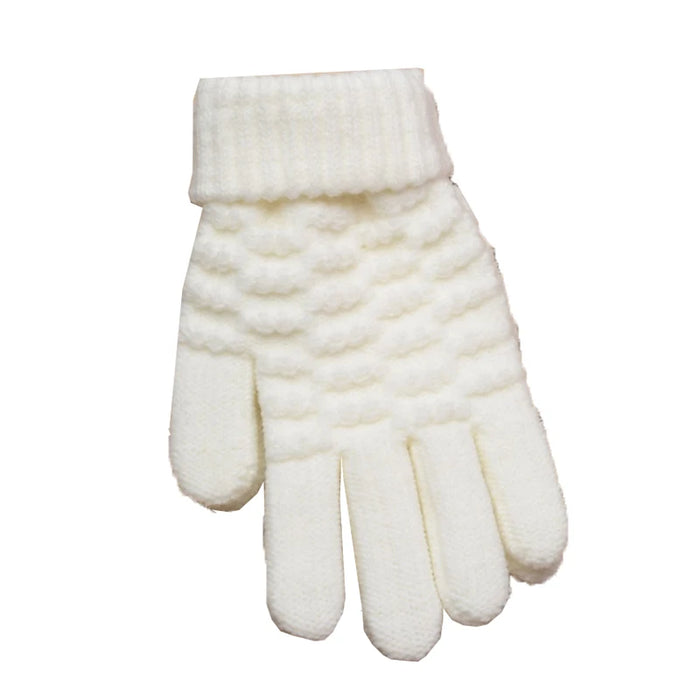 Autumn Winter Warm Baby Gloves  Warm Winter Gloves Children Stretch Mittens Boy Girl Infant Solid Children's Gloves 8-15 Years